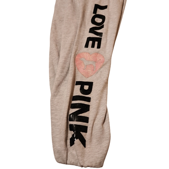 Women's Victoria's Secret PINK Fleece Baggy Jogger - Picture 2 of 6